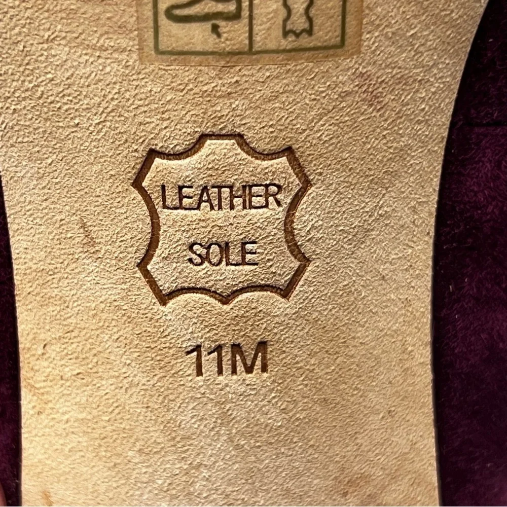 Tory Burch Plum Suede Heels